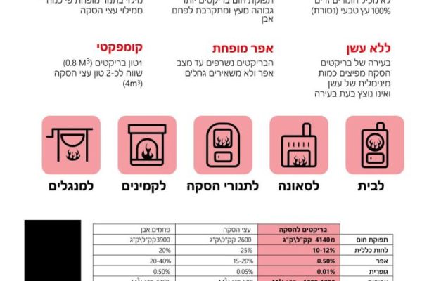בריק עץ להסקה